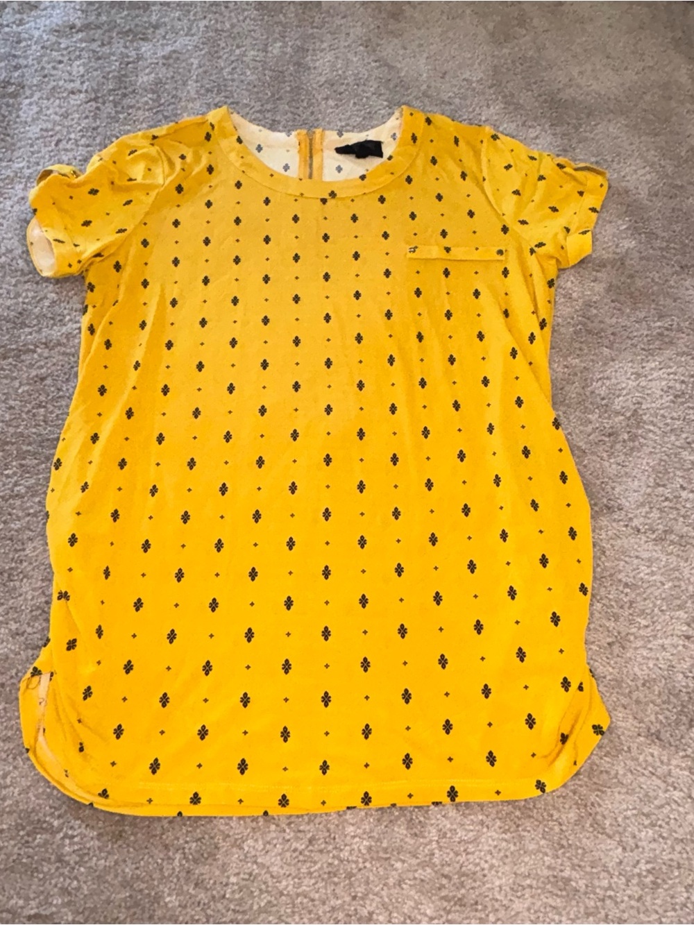 Sweet Wanderer XL Sunshine Yellow Short Sleeve Top
